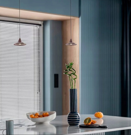 LAMPA SUFITOWA LAMPA WISZĄCA LED CZARNA PW7W 3000K IP20