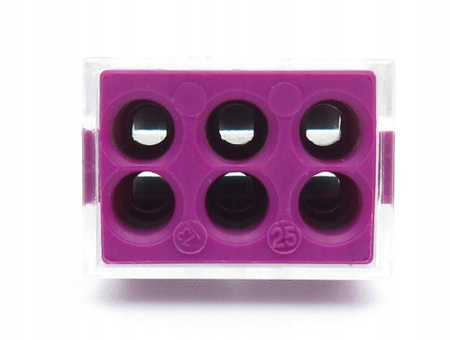 SZYBKOZŁĄCZKA ZŁĄCZKA ELEKTRYCZNA VARGO DO KABLI NA 6 PRZEWODÓW