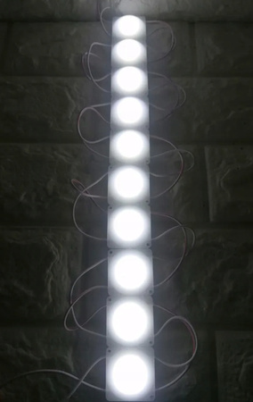 Moduł LED VARGO 12V 2,4W biały IP65 35*35*18mm 140° COB