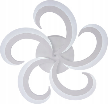 LAMPA SUFITOWA LED ZYRANDOL BIAŁY 70W PILOT REGULACJA ŚWIATŁA VARGO