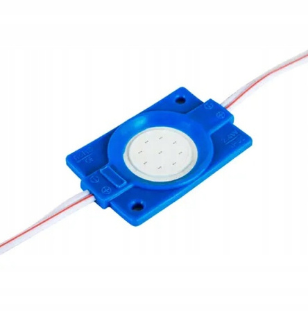 Moduł LED VARGO 24V 2.4W niebieski 48*30mm