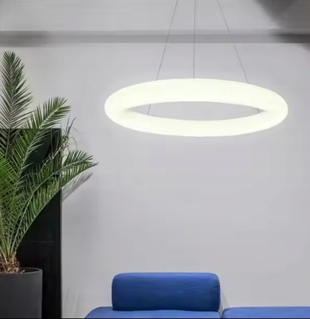 LAMPA SUFITOWA LAMPA WISZĄCA JEDNOPIERŚCIENIOWA LED BIAŁA PW 50W 4500K IP20