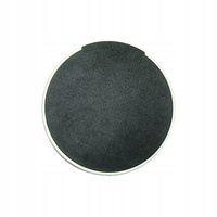 LAMPA ŚCIENNA OKRĄGŁY NOWOCZESNY KINKIET PW 3W LED 10.5 cm 3000K CZARNY