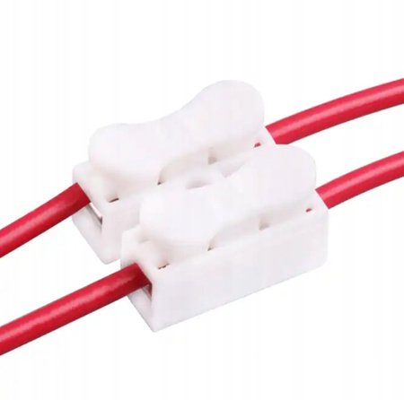 SZYBKOZŁĄCZKA ZŁĄCZKA ZACISK VARGO 2/2 PRZEWÓD