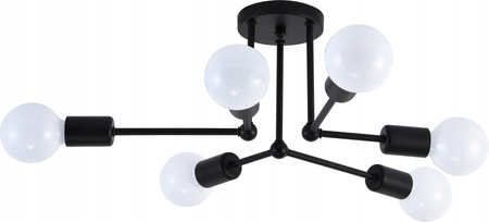LAMPA SUFITOWA WISZĄCA LOFT 6 E27 VARGO