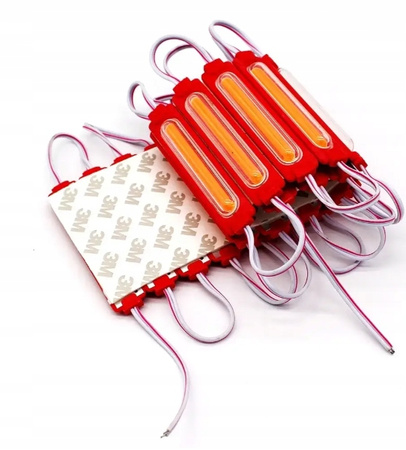 Moduł LED VARGO 24V 2W czerwony 68*18mm