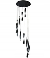 LAMPA SUFITOWA LED LAMPA WISZĄCA ŻYRANDOL LED ART-Spiral BK 96 W 3000K IP20