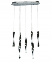 LAMPA SUFITOWA LED ŻYRANDOL ART-Spiral CHROM PW 56 W 3000K IP20