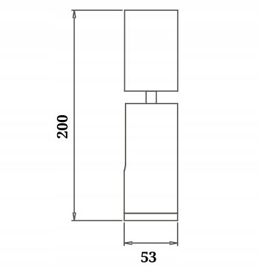 LAMPA ŚCIENNA KINKIET RUCHOMY TUBA LED PW 5W 3000K IP20