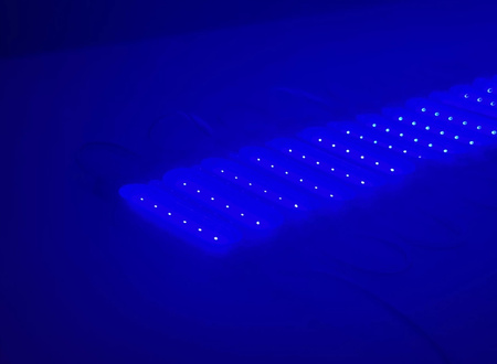 Moduł LED VARGO 24V 2W IP65 niebieski 68*18mm