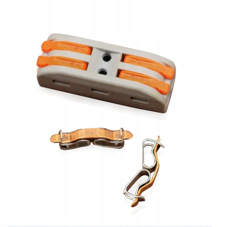 SZYBKOZŁĄCZKA KOSTKA ELEKTRYCZNA ZŁĄCZKA ZACISK 2/2 PRZEWÓD VARGO