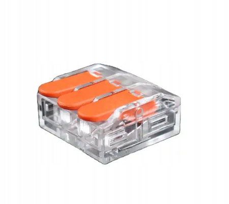 SZYBKOZŁĄCZKA KOSTKA ELEKTRYCZNA VARGO DO KABLI 3 ZACISKI