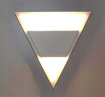 KINKIET LAMPA ŚCIENNA TRÓJKĄTNA LED PW 9W 3000K IP20