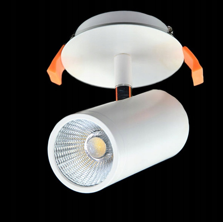 LAMPA ŚCIENNA KINKIET RUCHOMY TUBA LED PW 5W 4000K DO MONTAŻU PODTYNKOWEGO