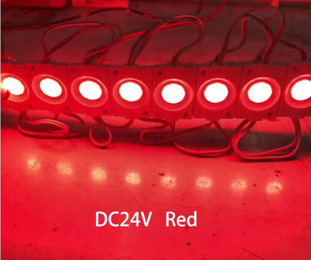 Moduł LED VARGO 24V 2.4W czerwony 48*30mm