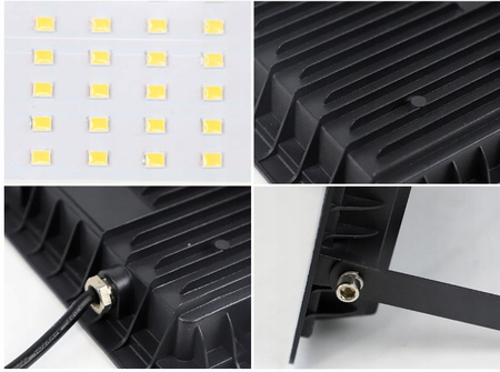 NAŚWIETLACZ REFLEKTOR LAMPA LED OGRODOWA GARAŻOWA DO OGRODU IP65 6500K 30W