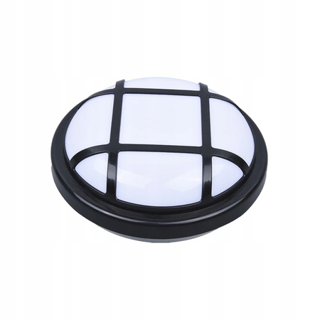 Plafon okrągły VARGO 21,5 x 6,5 cm czarny