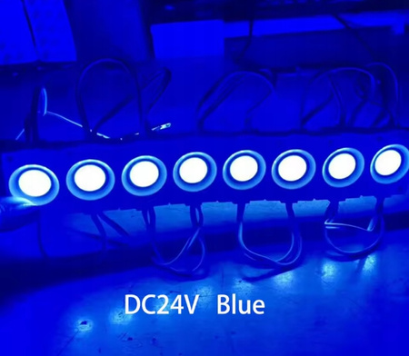 Moduł LED VARGO 24V 2.4W niebieski 48*30mm