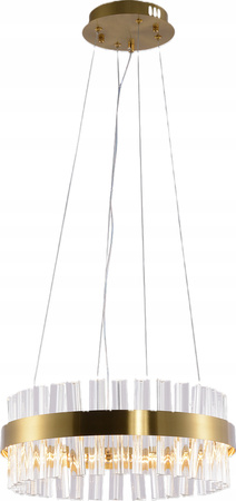 ZYRANDOL KRYSZTALOWY ZŁOTY LED90W VARGO