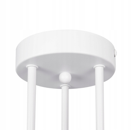 LAMPA SUFITOWA WISZĄCA LOFT BIAŁA MATOWA VARGO