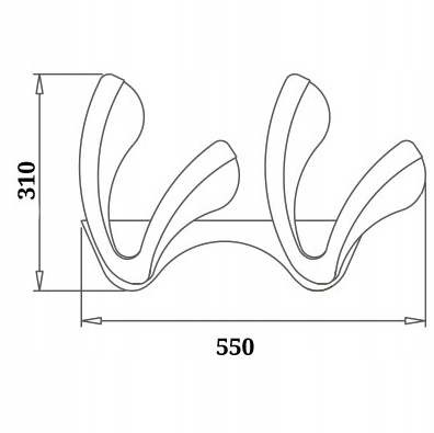 KINKIET LAMPA ŚCIENNA LED PW 20W 3000K IP20