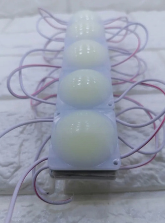 Moduł LED VARGO 12V 2,4W biały IP65 35*35*18mm 140° COB