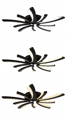 LED LAMPA SUFITOWA PLAFON ŻYRANDOL 70 W + PILOT VARGO