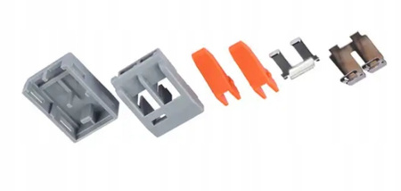 100 x SZYBKOZŁĄCZKA ZŁĄCZKA ELEKTRYCZNA KOSTKA VARGO DO KABLI 2 ZACISKI