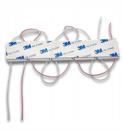 Moduł LED VARGO 12V 2,4W biały IP65 35*35*18mm 140° COB