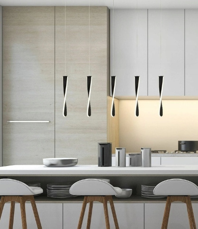 LAMPA SUFITOWA LED LAMPA WISZĄCA ŻYRANDOL LED ART-Spiral PW 56 W 3000K IP20