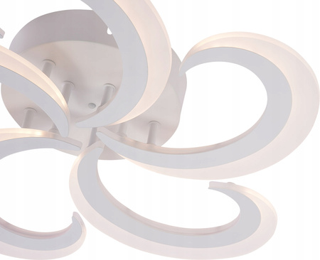 LAMPA SUFITOWA LED ZYRANDOL BIAŁY 70W PILOT REGULACJA ŚWIATŁA VARGO