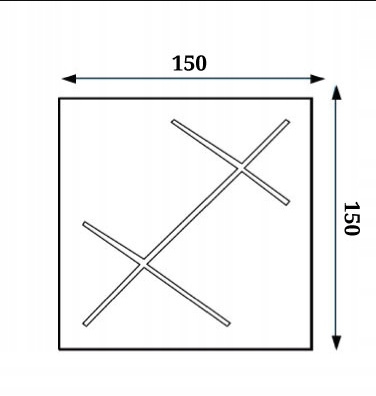 KINKIET LAMPA ŚCIENNA KWADRATOWA LED PW 5W 4000K IP20