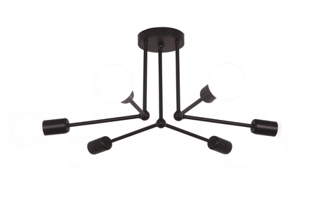 LAMPA SUFITOWA WISZĄCA LOFT 6 E27 VARGO