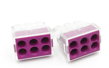 SZYBKOZŁĄCZKA ZŁĄCZKA ELEKTRYCZNA VARGO DO KABLI NA 6 PRZEWODÓW