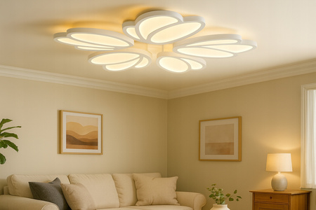 LAMPA SUFITOWA LED ZYRANDOL 120W 3000-6500K PILOT REGULACJA ŚWIATŁA VARGO