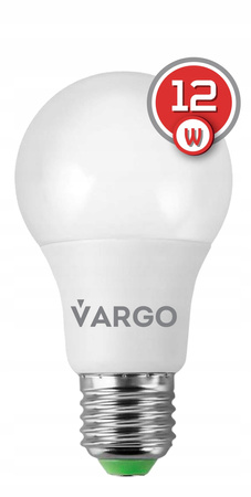 LED Żarówka VARGO A60 12W E27 1140lm 4000K (V-110507)