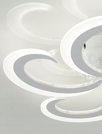 LAMPA SUFITOWA LED ZYRANDOL BIAŁY 70W PILOT REGULACJA ŚWIATŁA VARGO