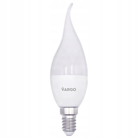 LED Żarówka VARGO C37 7W E14 665lm 4000K (V-115677)