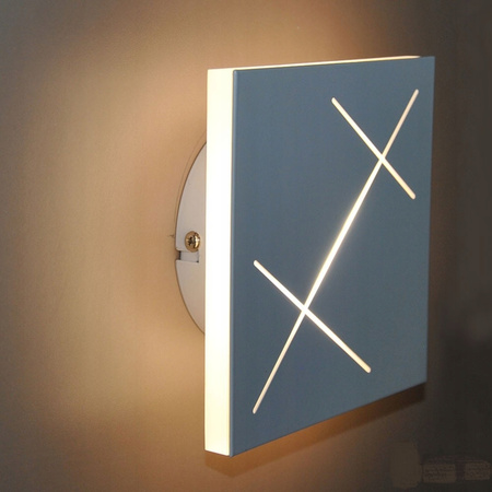 KINKIET LAMPA ŚCIENNA KWADRATOWA LED PW 5W 4000K IP20