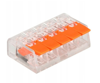 SZYBKOZŁĄCZKA KOSTKA ELEKTRYCZNA VARGO DO KABLI 5 ZACISKÓW