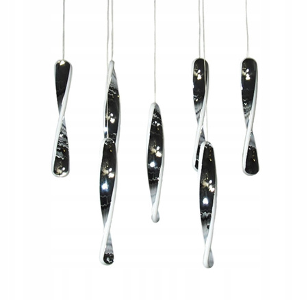 LAMPA SUFITOWA LED ŻYRANDOL ART-Spiral CHROM PW 56 W 3000K IP20