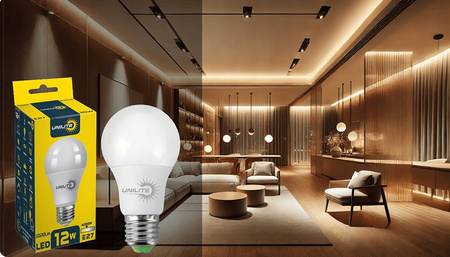 LED Żarówka UNILITE A60 10W E27 850lm 4000K (UL-111149)