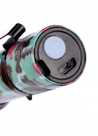 LATARKA LED VARGO WIELOFUNKCYJNA AKUMULATOROWA USB 3 TRYBY ZOOM