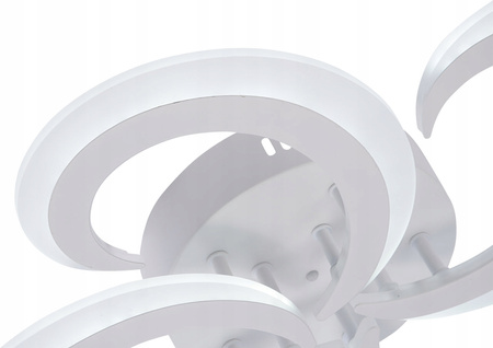 LAMPA SUFITOWA LED ZYRANDOL BIAŁY 70W PILOT REGULACJA ŚWIATŁA VARGO