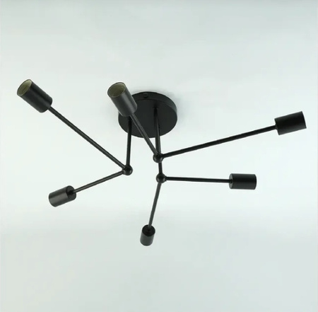 LAMPA SUFITOWA WISZĄCA LOFT 6 E27 VARGO