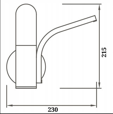KINKIET LAMPA ŚCIENNA LED PW 15W 3000K IP20