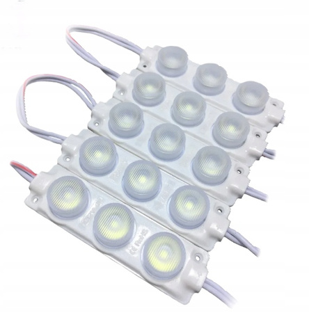 Moduł LED VARGO 12V 3W biały IP67 6500 K 70*20*15mm SMD 3030