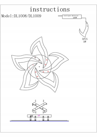 LED LAMPA SUFITOWA PLAFON 90 W 3000-6000 K VARGO