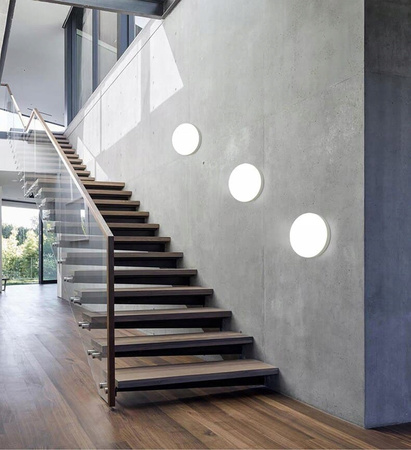 PLAFON NATYNKOWY OKRAGŁY LAMPA SUFITOWA OPRAWA ŚCIENNALED 20W 5000K 2000lm