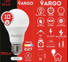 LED Żarówka VARGO A60 10W E27 950lm 6500K (V-111734)